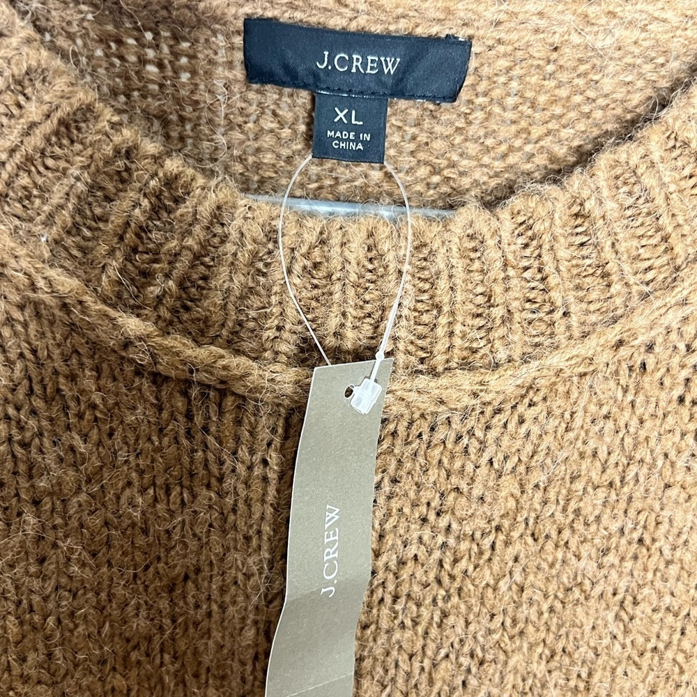 NWT J. Crew Alpacca Wool Blend Pullover Sweater Sz XL - Picture 4 of 11